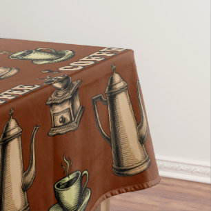 Mantel Patrón de café retro