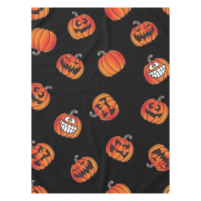 Mantel Patrón de calabaza (Anverso)