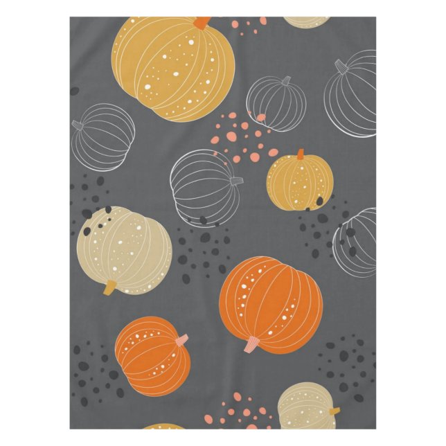 Mantel Patrón de calabaza (Anverso)
