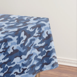 Mantel Patrón de camuflaje azul oscuro