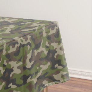 Mantel Patrón de camuflaje verde