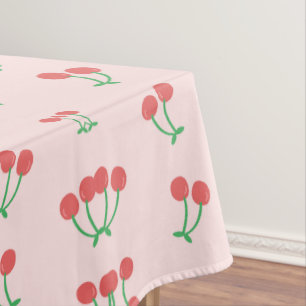 Mantel Patrón de cerezo rojo dulce