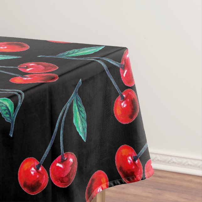 Mantel Patrón de cerezo rojo dulce (In Situ)