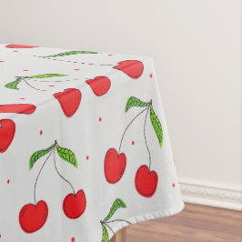 Mantel Patrón de cerezo rojo dulce