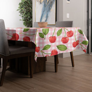 Mantel Patrón de cerezo rojo dulce