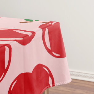 Mantel Patrón de cerezo rojo dulce