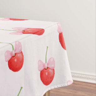 Mantel Patrón de cerezo rojo dulce