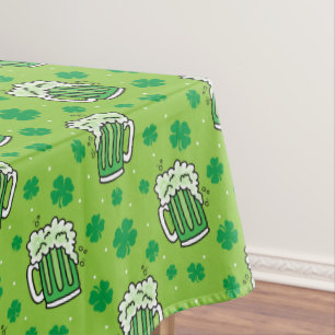 Mantel Patrón de cerveza verde del Día de San Patricio