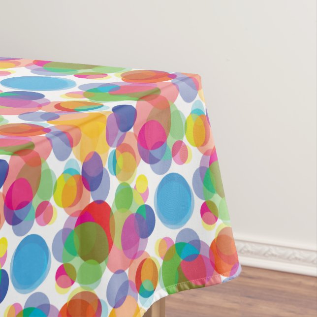 Mantel Patrón de círculo colorido (In Situ)