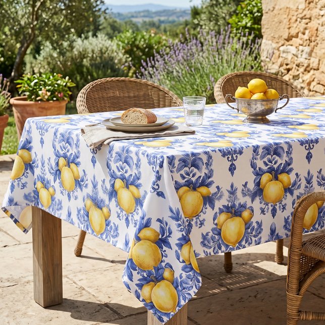 Mantel Patrón de cítrico mediterráneo de limón  (Subido por el creador)