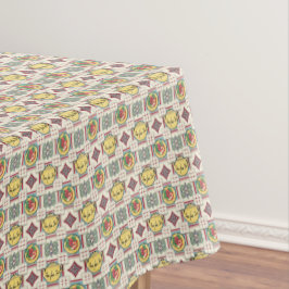 Mantel Patrón de cocina de los años 1940 con teteras amar