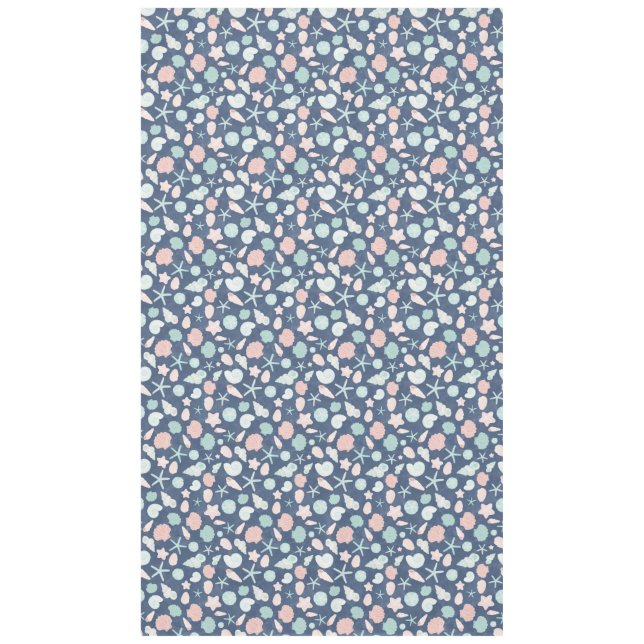 Mantel patrón de conchas marinas (Anverso)