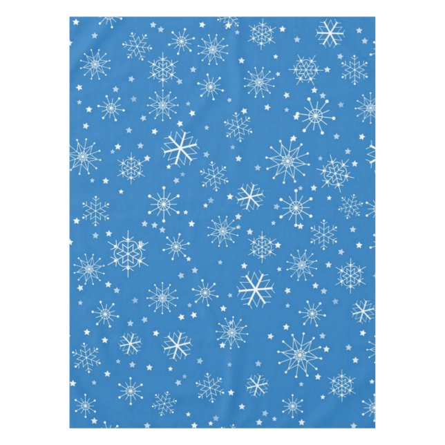 Mantel Patrón de copo de nieve (Anverso)