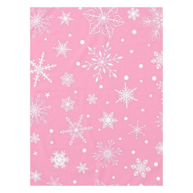 Mantel Patrón de copo de nieve (Anverso)