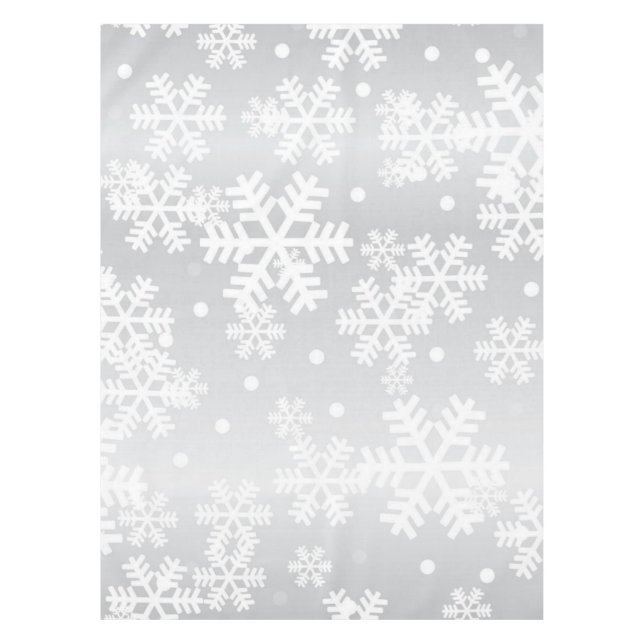 Mantel Patrón de copo de nieve (Anverso)