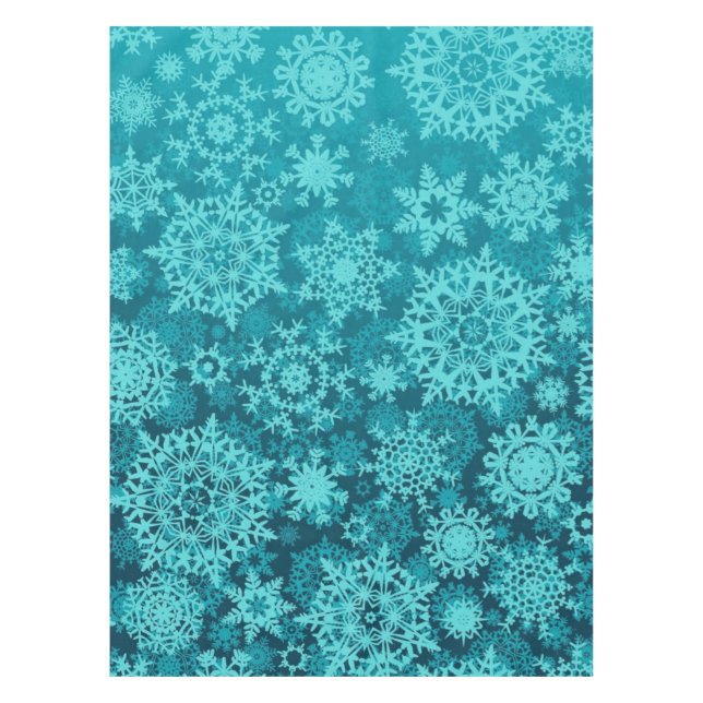 Mantel Patrón de copo de nieve (Anverso)