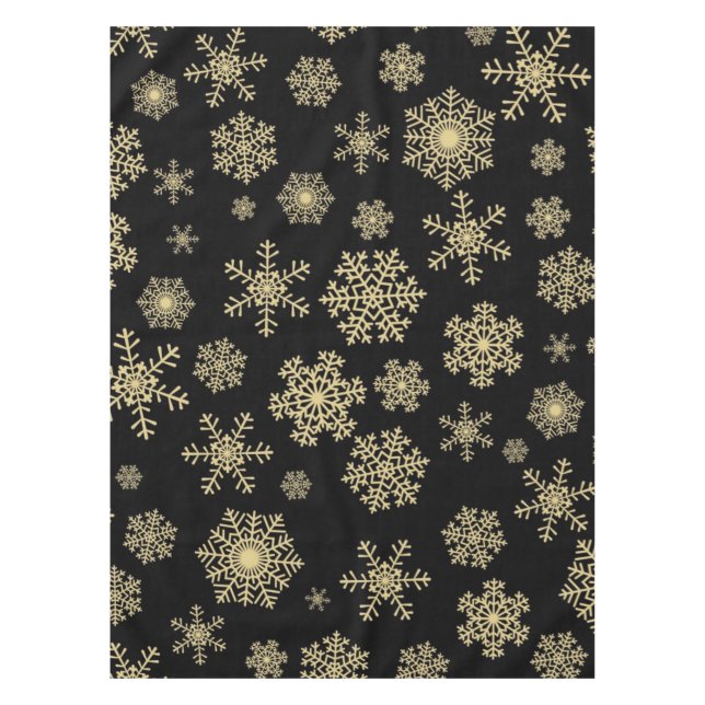 Mantel Patrón de copo de nieve (Anverso)