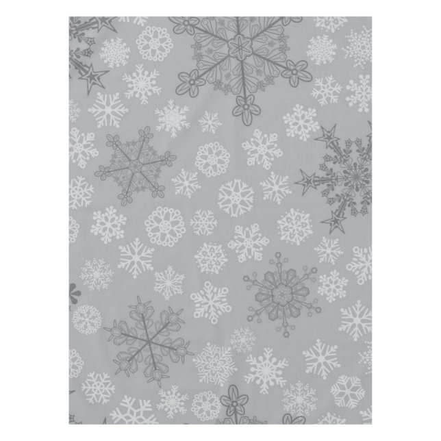 Mantel Patrón de copo de nieve (Anverso)