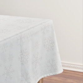 Mantel Patrón de copo de nieve de Navidad invernal