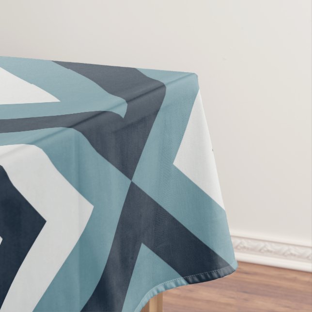 Mantel Patrón de cuadrados azules (In Situ)