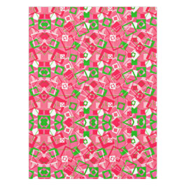 Mantel Patrón de cuadrados retro