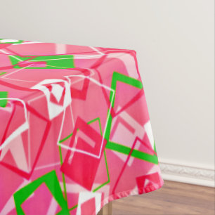 Mantel Patrón de cuadrados retro