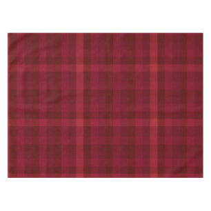 Mantel Patrón de Cuadro Escocés Rojo Acogedor Granja Rúst