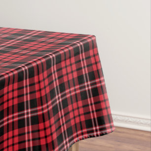 Mantel Patrón de Cuadros Escoceses Rojo Clásico