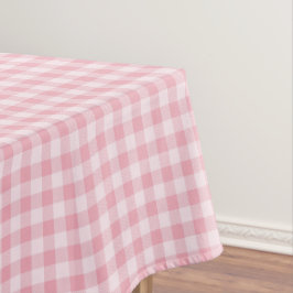 Mantel Patrón de cuadros rosa gingham de cuadros escocese
