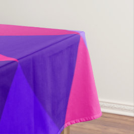 Mantel Patrón de diamante de mosaico rosa y púrpura