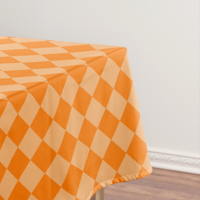 Mantel Patrón de diamantes de combinación de naranjas de  (In Situ)
