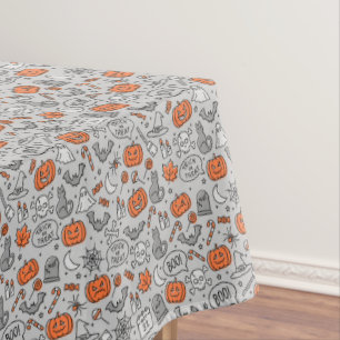 Mantel Patrón de dibujos animados de Halloween para niños