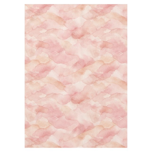 Mantel Patrón de diseño abstracto moderno rosa suave (Anverso)