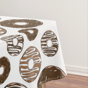 Mantel Patrón de donut, donuts de chocolate, donuts de ca
