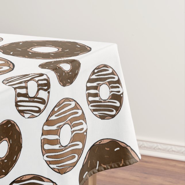 Mantel Patrón de donut, donuts de chocolate, donuts de ca (In Situ)