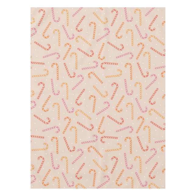 Mantel Patrón de dulces caramelos (Anverso)