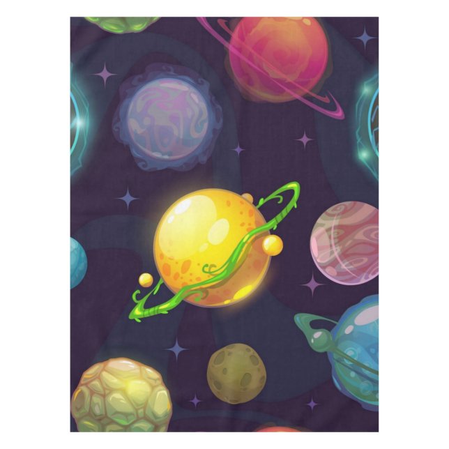 Mantel Patrón de espacio (Anverso)