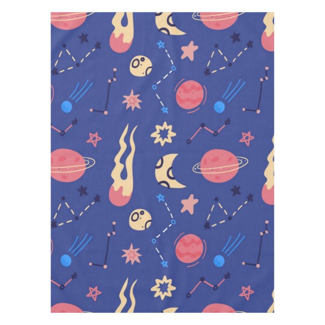 Mantel Patrón de espacio (Anverso)