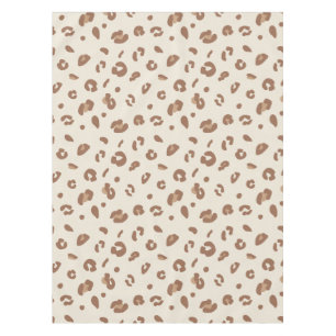Mantel Patrón de estampado de leopardo abstracto neutral