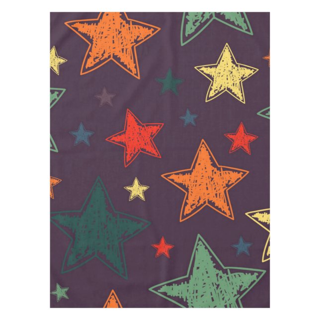 Mantel Patrón de estrellas (Anverso)