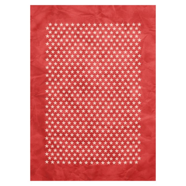 Mantel Patrón de estrellas de bonito transparente + su fo (Anverso)
