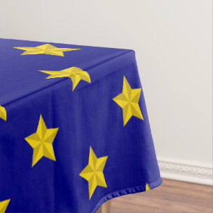 Mantel Patrón de estrellas de oro, azul marino, exclusivo