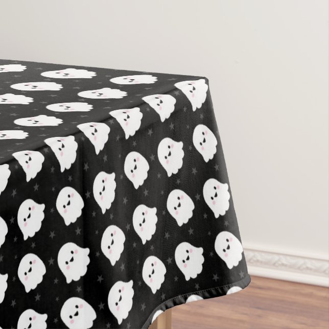 Mantel Patrón de Fantasma Adorable – Diseño Perfecto para (In Situ)