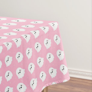 Mantel Patrón de Fantasma Rosa Bebé Lindo – Diseño de Hal