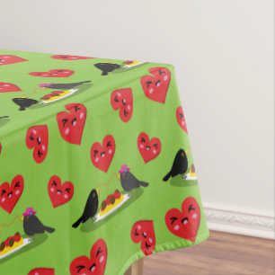 Mantel Patrón de fechas románticas de Spaghetti Meatball