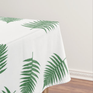 Mantel Patrón de Fern Verde Afortunado