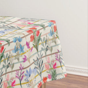 Mantel Patrón de flor acuático moderno