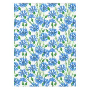 Mantel Patrón de flor de maíz acuático