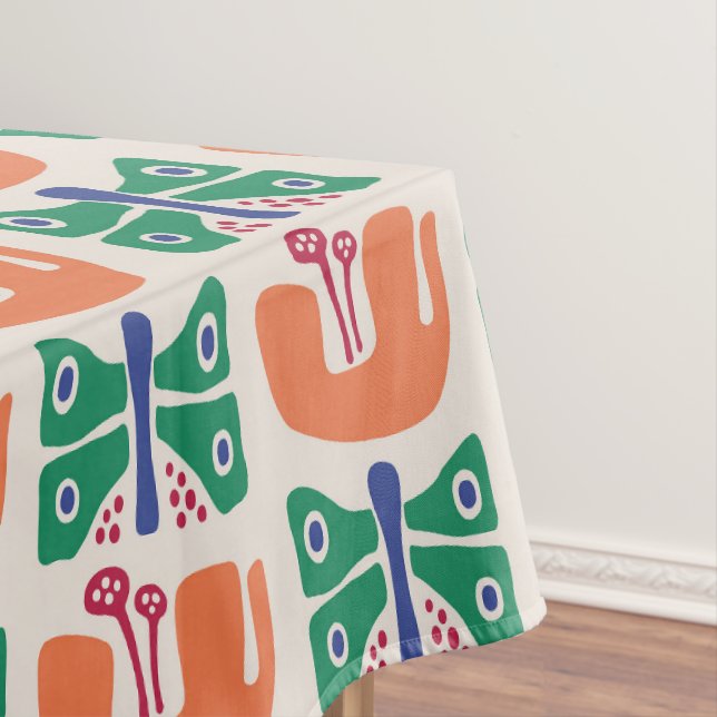 Mantel Patrón de flor de mariposa (In Situ)