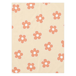 Mantel Patrón de flor hippie blanco